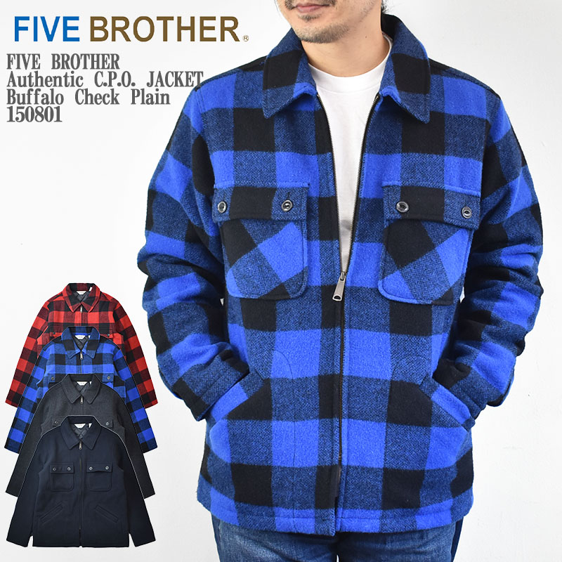 FIVE BROTHER ファイブブラザー Authentic C.P.O. JACKET Buffalo ...